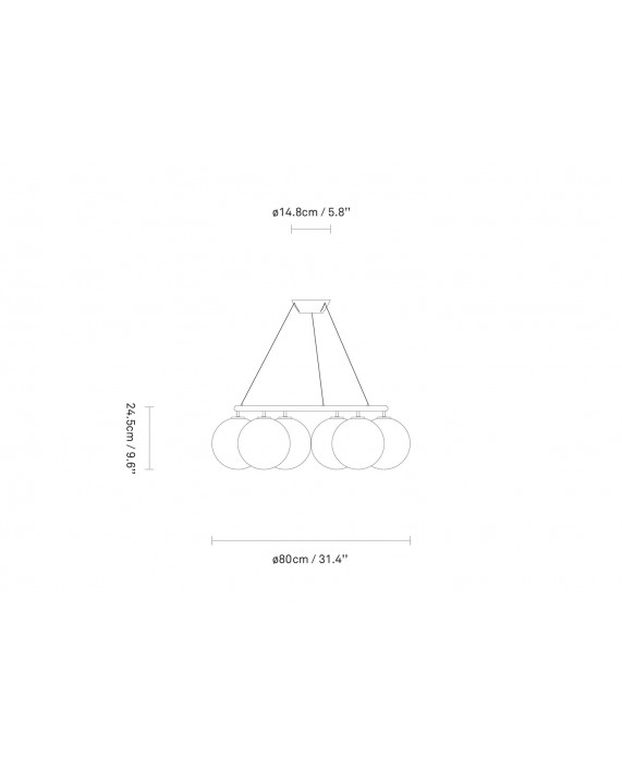 Nuura Miira 6 Circular Pendant Lamp